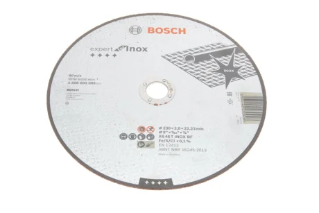 Круг відрізний 230x2x22,23 мм 2 608 600 096 BOSCH 2-608-600-096