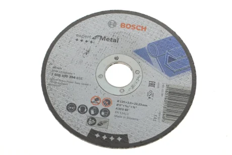 Круг відрізний 125x2,5x22,23 мм Expert for Metal 2 608 600 394 BOSCH 2-608-600-394
