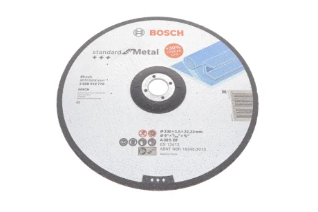 Круг відрізний 230x2,5x22,23 мм 2 608 619 776 BOSCH 2-608-619-776