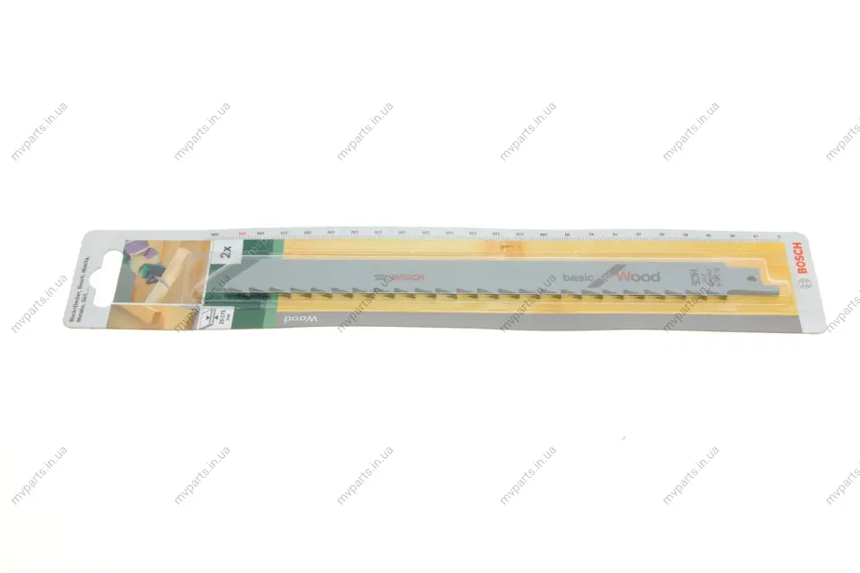 Полотно змінне для шабельної пилки S 1111 K Basic for Wood (к-кт 2 шт.) 2 609 256 700 BOSCH 2-609-256-700 (фото 1)