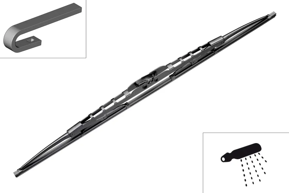 Щітка склоочисника (700mm) Renault Trucks 96- 3 397 004 080 BOSCH 3-397-004-080 (фото 1)
