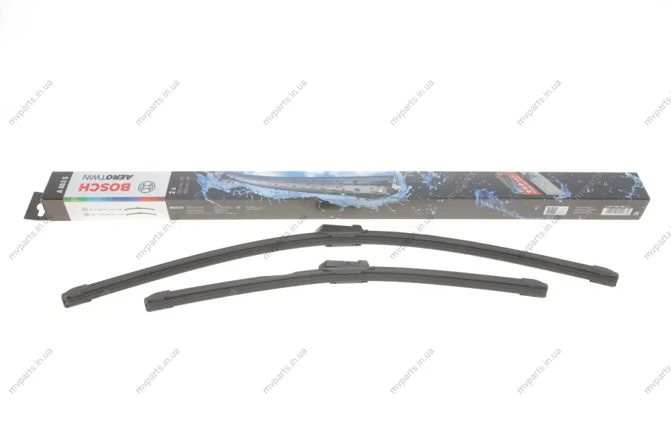 Щітки склоочисника (650/450мм) VW Golf VII/Skoda Superb III/Audi A3 12- Aerotwin (безкаркасна) 3 397 007 863 BOSCH 3-397-007-863 (фото 1)