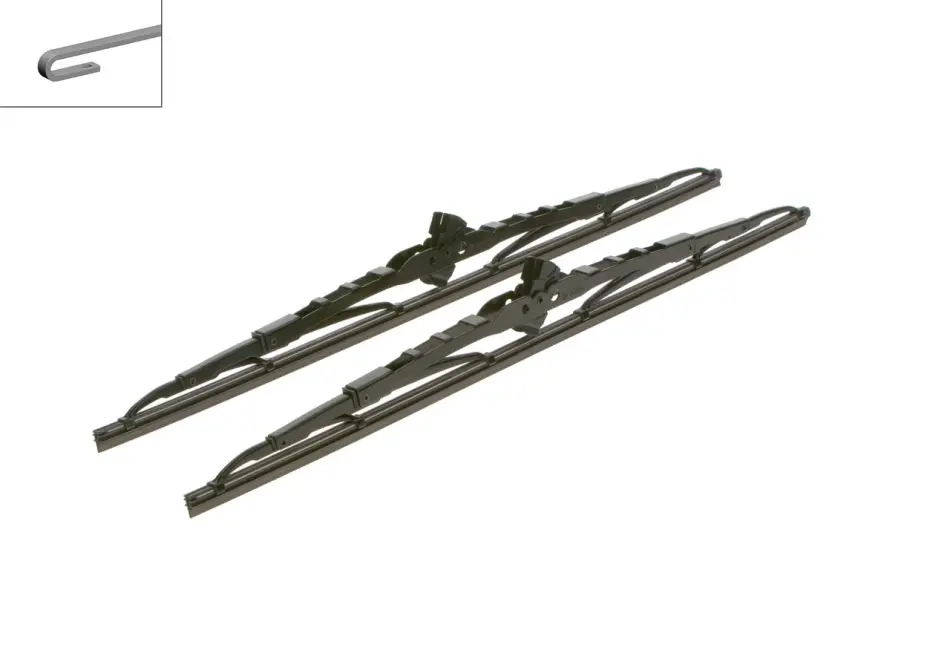 Щітки склоочисника (450/450mm) BMW 3 (E21)/5 (E12/E28)/6 (E24) 71-89 3 397 118 505 BOSCH 3-397-118-505 (фото 1)