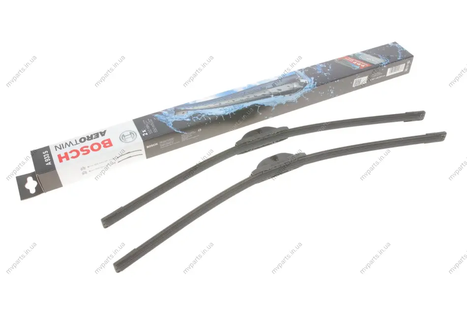 Щітки склоочисника (550/550mm) Audi A4/A6/MB C-class (W203) 97- (безкаркасна) 3 397 118 933 BOSCH 3-397-118-933 (фото 1)