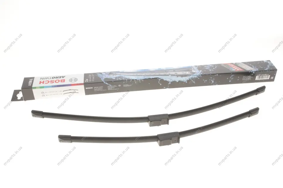 Щітки склоочисника (600/475 мм) VW/Audi/Skoda Aerotwin (безкаркасна) 3 397 118 936 BOSCH 3-397-118-936 (фото 1)