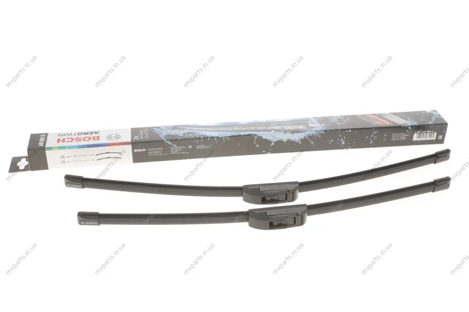 Щітки склоочисника (600/530mm) MB Sprinter/VW LT/Opel Vivaro Aerotwin (безкаркасна) 3 397 118 996 BOSCH 3-397-118-996 (фото 1)