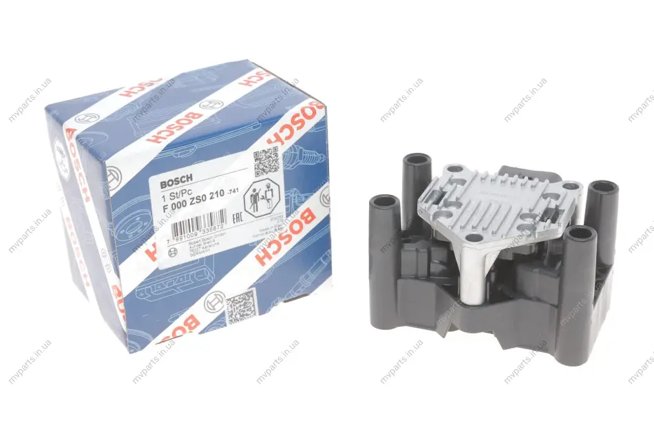 Котушка запалювання VW T5 2.0i 03-15 F 000 ZS0 210 BOSCH F-000-ZS0-210 (фото 1)