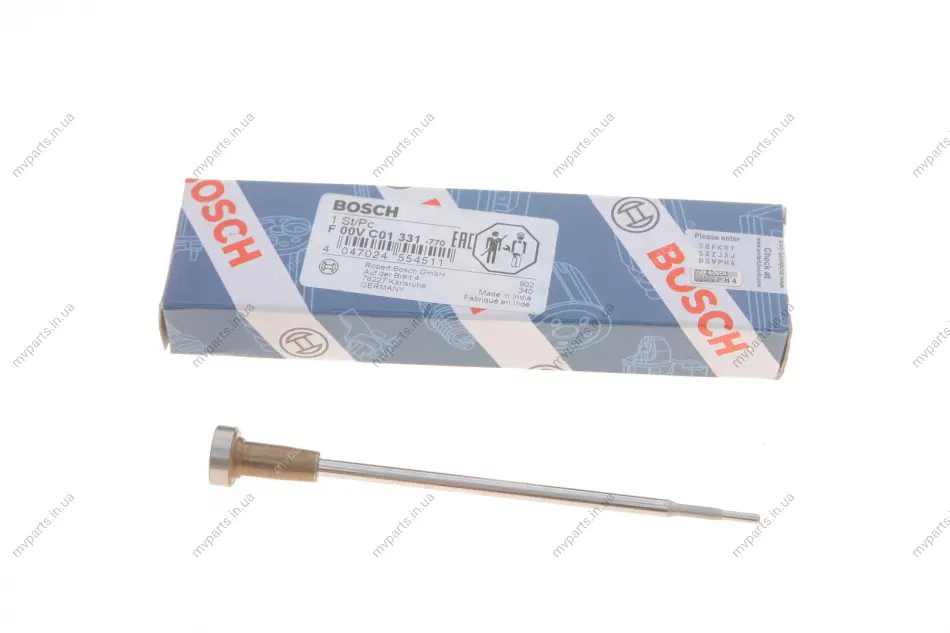 Шток форсунки паливної BMW 5 3.0 07-10 2.0 d/xd (M57) 07-10 F 00V C01 331 BOSCH F-00V-C01-331 (фото 1)