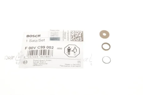 Ремкомплект форсунки Renault Truck (система Common Rail) F 00V C99 002 BOSCH F-00V-C99-002