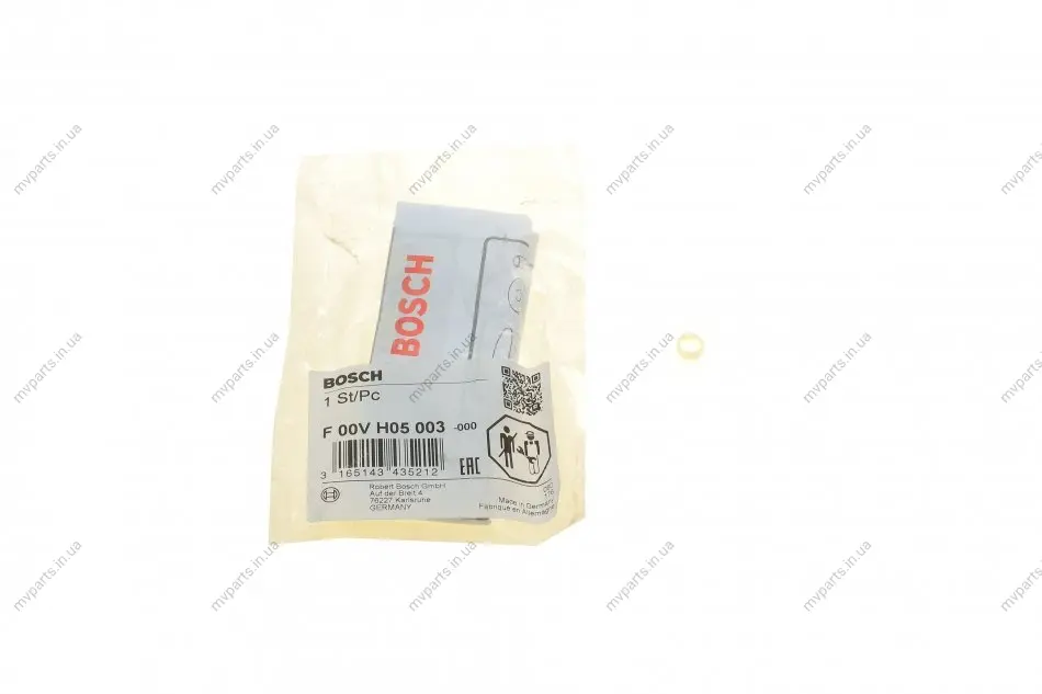 Кільце ущільнювальне форсунки Nissan X-Trail 2.0 14- F 00V H05 003 BOSCH F-00V-H05-003 (фото 1)