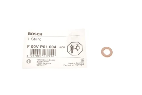 Шайба под форсунку VW Caddy/Crafter/T5 2.0TDI F 00V P01 004 BOSCH F-00V-P01-004