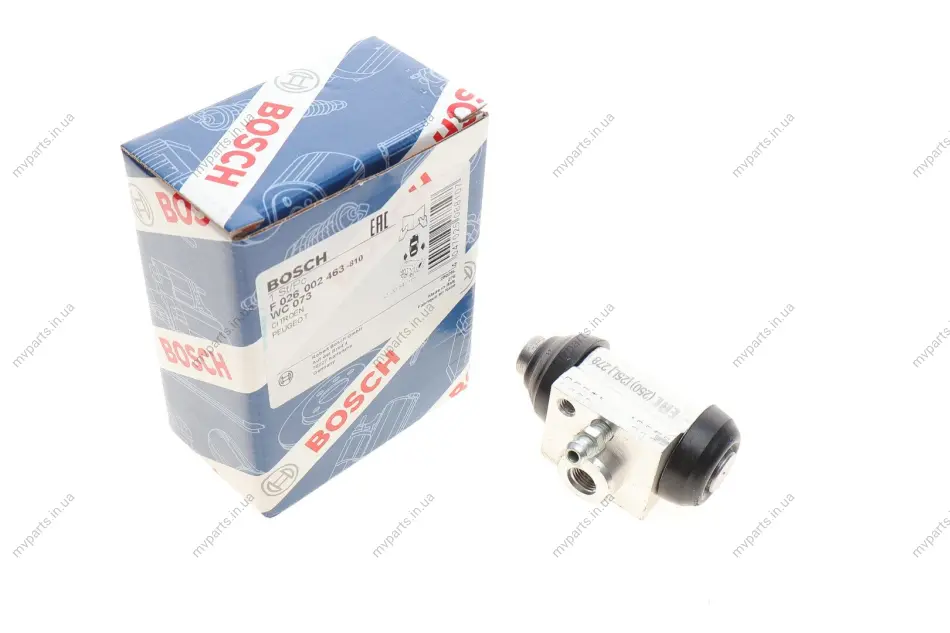 Циліндр гальмівний (задній) Citroen C2/C3/Peugeot 1007 02- (d=20.6mm) F 026 002 463 BOSCH F-026-002-463 (фото 1)