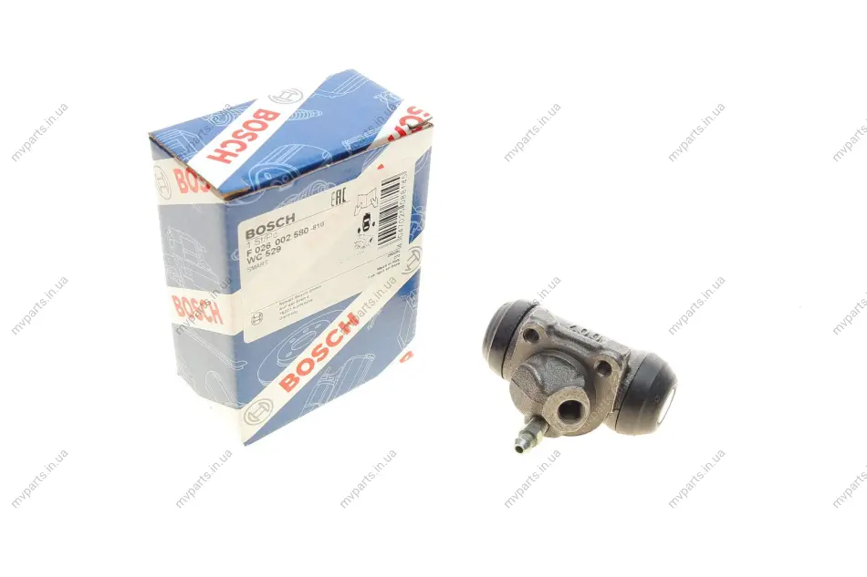 Циліндр гальмівний (задній) Smart Cabrio/Fortwo 0.6/0.7i/0.8cdi 98-07 (R) F 026 002 580 BOSCH F-026-002-580 (фото 1)