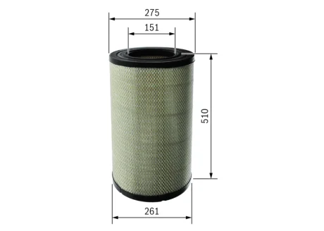 Фільтр повітряний Daf XF 105 05- F 026 400 678 BOSCH F-026-400-678