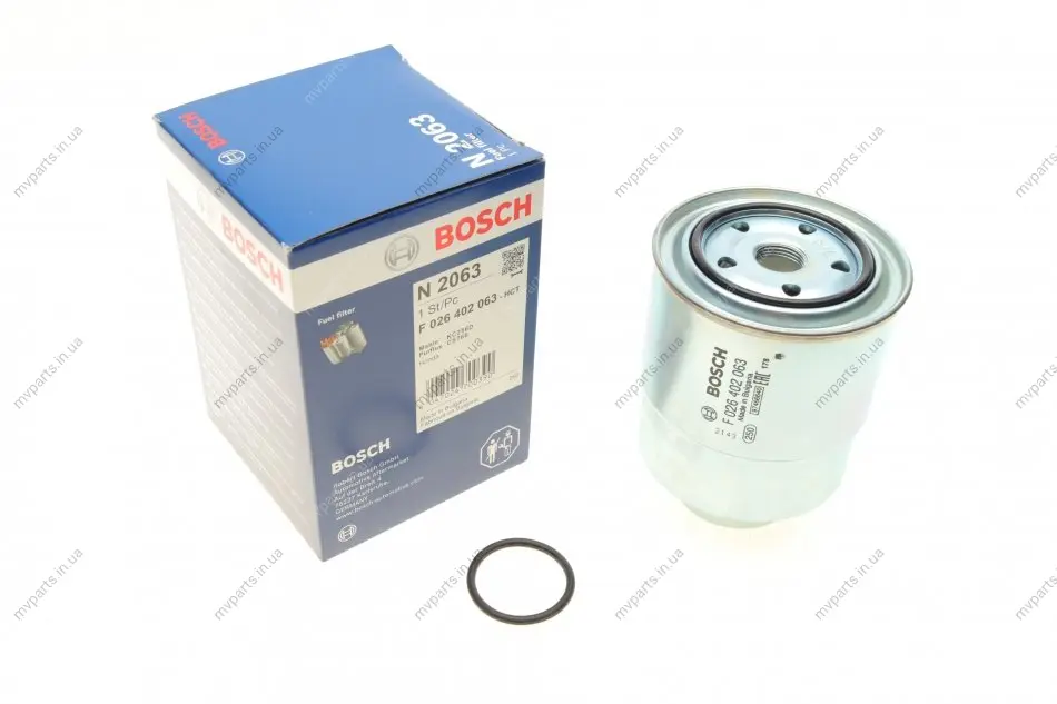 Фільтр паливний Honda CR-V/Civic/Accord 2.2 CTDi 04- F 026 402 063 BOSCH F-026-402-063 (фото 1)