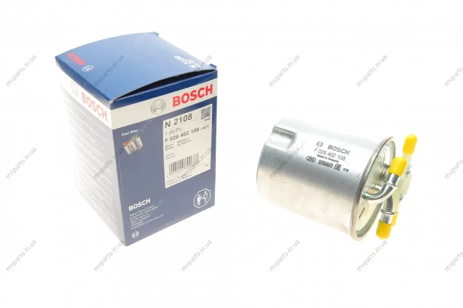 Фільтр паливний Nissan X-Trail/Renault Koleos 2.0dci 07- F 026 402 108 BOSCH F-026-402-108 (фото 1)