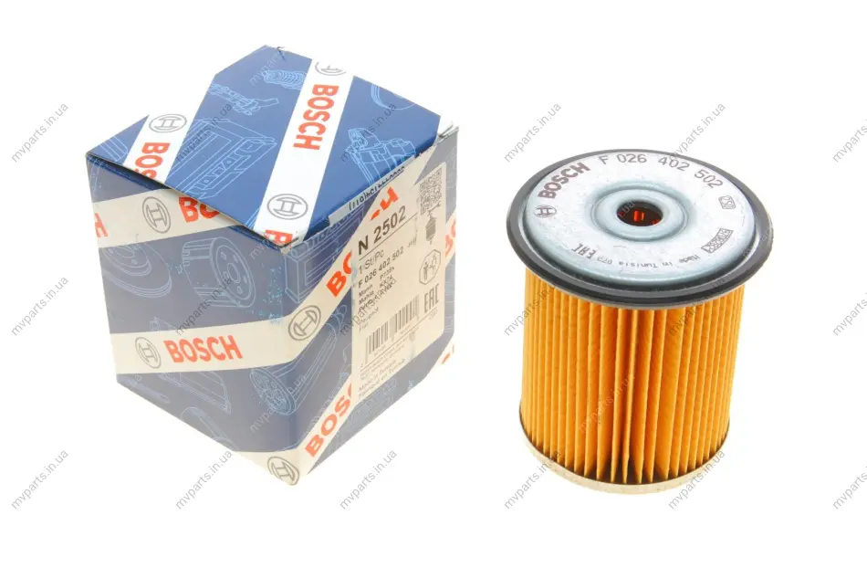Фільтр паливний Peugeot 806 2.1td 12V 96-99 F 026 402 502 BOSCH F-026-402-502 (фото 1)