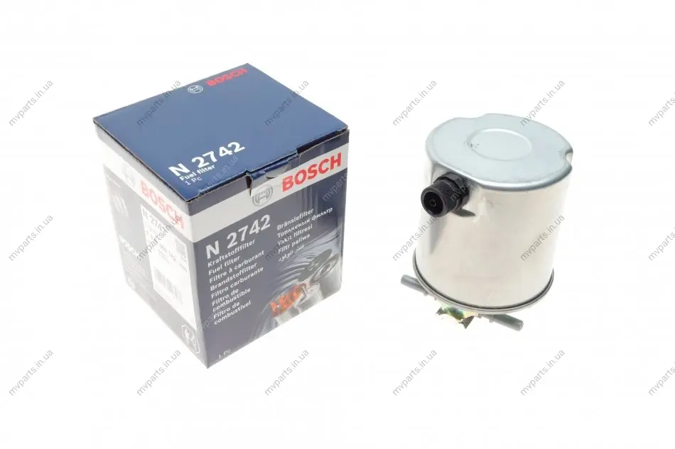 Фільтр паливний Nissan Qashqai/X-Trail 1.5/2.0dci 07- F 026 402 742 BOSCH F-026-402-742 (фото 1)