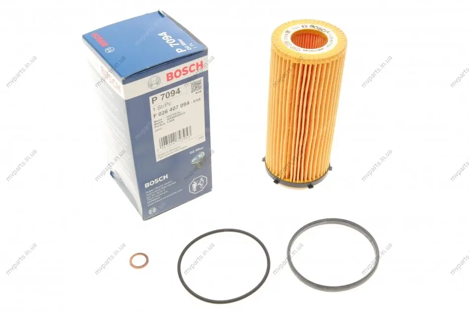 Фільтр масляний BMW 3 (E90-E93)/5 (F10/F07) 09-17 (N57) F 026 407 094 BOSCH F-026-407-094 (фото 1)