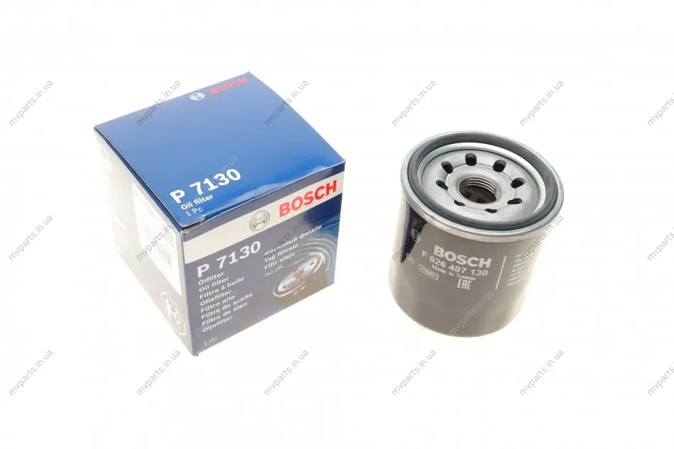 Фільтр масляний Chevrolet Aveo/Kalos/Spark 1.0-1.6 06- F 026 407 130 BOSCH F-026-407-130 (фото 1)