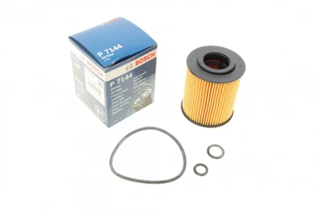 Фільтр масляний VW Polo 1.2TDI 09-/Seat Ibiza 1.2TDI 08-15/Skoda Fabia/Roomster 1.2TDI 06-14 F 026 407 144 BOSCH F-026-407-144