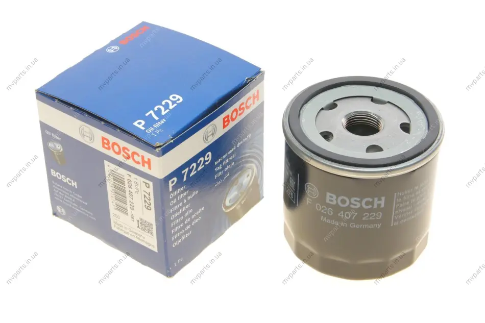 Фільтр масляний Jeep Cherokee/Wrangler 2.0-3.8 86- F 026 407 229 BOSCH F-026-407-229 (фото 1)