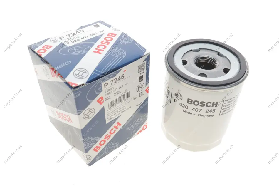 Фільтр масляний Ford Transit 2.0 EcoBlue 15- F 026 407 245 BOSCH F-026-407-245 (фото 1)