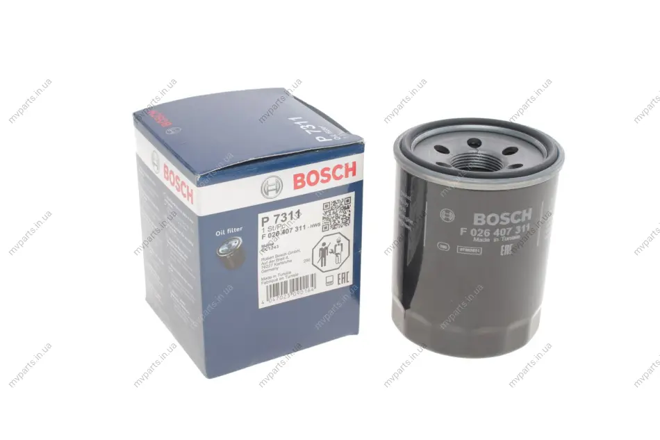 Фільтр масляний Isuzu D-Max 2.5D 12- F 026 407 311 BOSCH F-026-407-311 (фото 1)