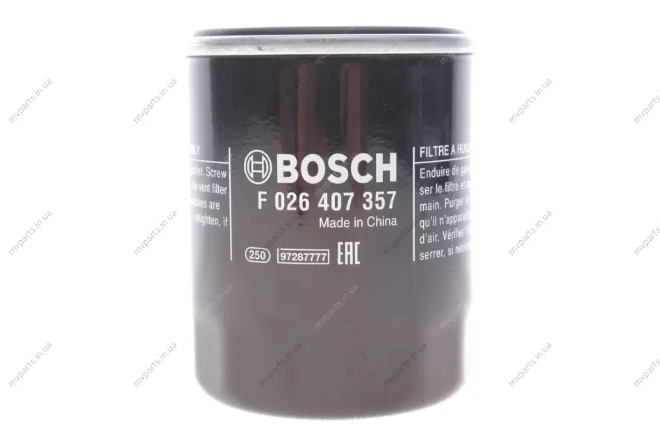 Фільтр масляний Hyundai i10/i20 1.2 08-15 F 026 407 357 BOSCH F-026-407-357 (фото 1)