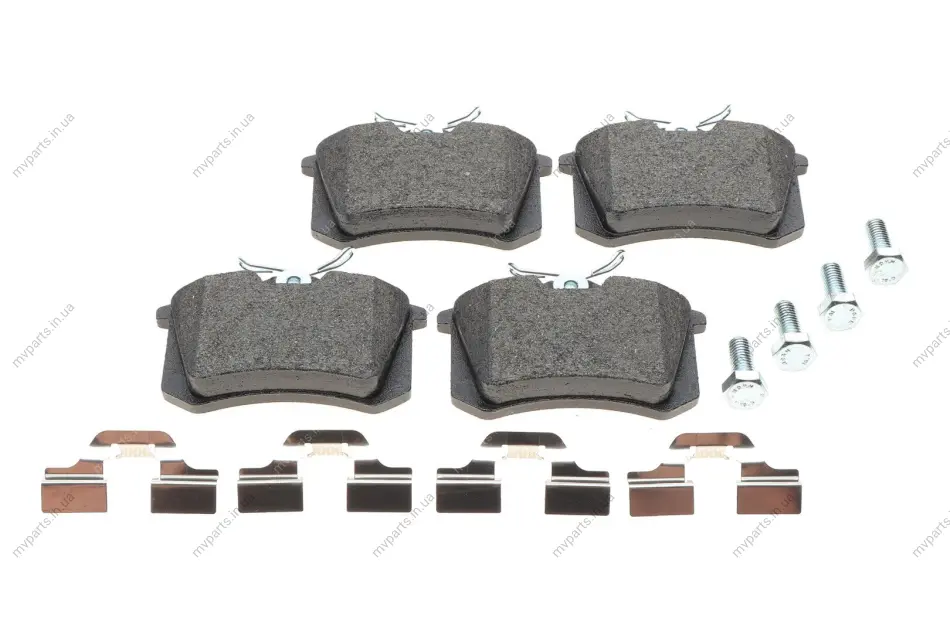 Колодки гальмівні (задні) VW Caddy III 04-/Peugeot 308 07-/Citroen C4 04- (87x52.8x17.2) 20961 10 704 00 BRECK 20961-10-704-00 (фото 1)