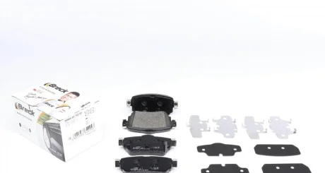 Колодки гальмівні (задні) Nissan Qashqai/ X-trail/ Renault Kadjar/ Koleos 13- (TRW) 25965 00 702 00 BRECK 25965-00-702-00