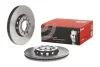 Диск гальмівний AUDI 100, A4, SKODA SUPERB, VW PASSAT, передн. вент. (вир-во) BREMBO 09-5745-21 (фото 2)