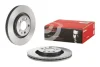 Диск гальмівний AUDI A3, SEAT LEON, TOLEDO, SKODA, VW, передн. вент. (вир-во) BREMBO 09-7012-11 (фото 2)