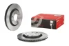 Диск гальмівний CITROEN C3, C4, PEUGEOT 207 передн., вент. (вир-во) BREMBO 09-8695-11 (фото 2)