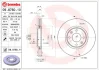 Диск гальмівний CITROEN C3, C4 PEUGEOT 207, 408 передн., вент. (вир-во) BREMBO 09-8760-11 (фото 1)