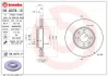 Диск гальмівний DACIA LOGAN, NISSAN, RENAULT, передн., вент. (вир-во) BREMBO 09-9078-11 (фото 1)
