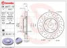 Диск гальмівний TOYOTA CAMRY передн., перфорований (вир-во) BREMBO 09-A417-1X (фото 1)