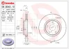 Диск гальмівний TOYOTA AURIS, COROLLA передн., вент. (вир-во) BREMBO 09-B043-10 (фото 1)
