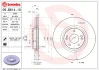 Диск гальмівний HYUNDAI SANTA FE 06 - передн. (вир-во) BREMBO 09-B614-10 (фото 1)