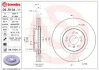 Диск гальмівний передн. (вир-во) BREMBO 09-R104-11 (фото 1)