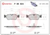 Колодка гальм. диск. BMW 3 (E46) передн. (вир-во) BREMBO P-06-024 (фото 1)