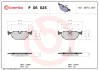 Колодка гальм. диск. BMW 3 (E46) задн. (вир-во) BREMBO P-06-025 (фото 1)
