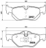 Колодка гальм. диск. BMW 3 (E90-91) 05 - задн. (вир-во) BREMBO P-06-038 (фото 1)
