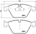 Колодка гальм. диск. BMW 3 (E90), 5 (E60) передн. (вир-во) BREMBO P-06-054 (фото 1)