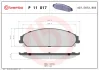 Колодка гальм. диск. CHRYSLER передн. (вир-во) BREMBO P-11-017 (фото 1)