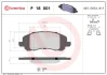 Колодка гальм. диск. MITSUBISHI OUTLANDER передн. (вир-во) BREMBO P-18-001 (фото 1)
