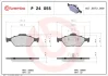 Колодка гальм. диск. FORD FIESTA, FUSION, MAZDA 2 передн. (вир-во) BREMBO P-24-055 (фото 1)