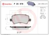Колодка гальм. диск. FORD GALAXY 06-, S-MAX 06-, VOLVO S60, V60 10- задн. (вир-во) BREMBO P-24-078 (фото 1)