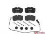 Колодка гальм. диск. FORD TRANSIT 2.2 2.4 07/06- задн. (вир-во) BREMBO P-24-084 (фото 2)