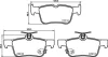 Колодка гальм. диск. FORD MONDEO V (09/14-) задн. (вир-во) BREMBO P-24-217 (фото 1)